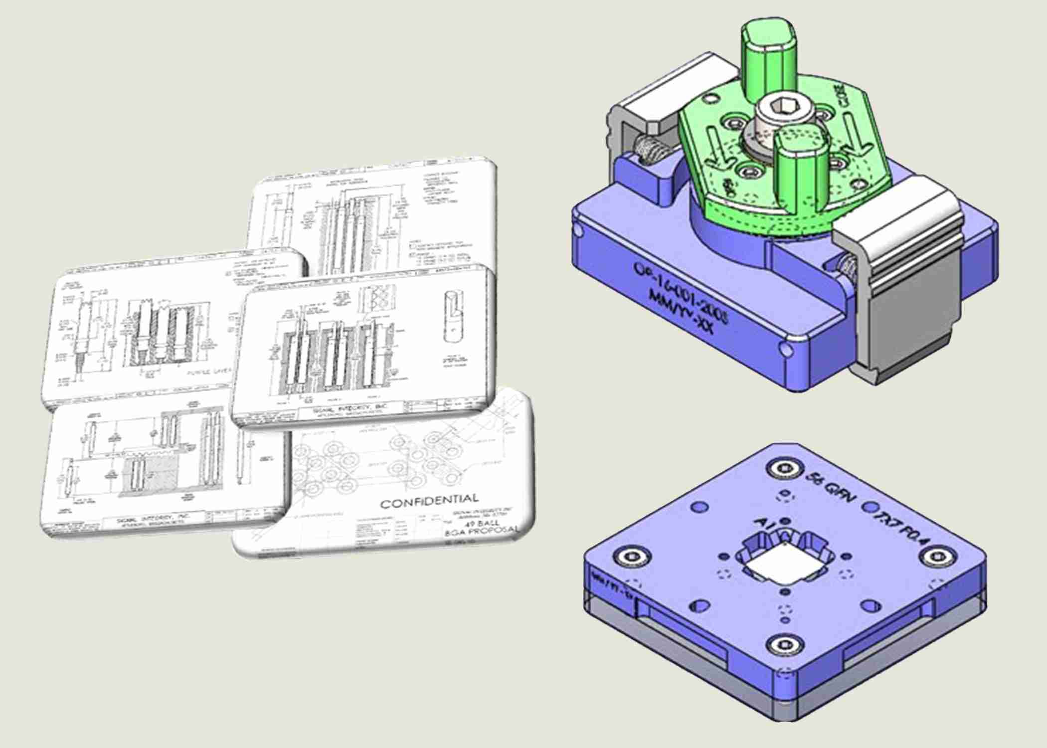 custom test socket design